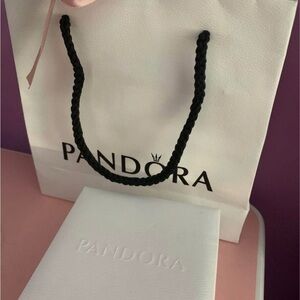Pandora Moments Heart Clasp Snake Chain Bracelet
